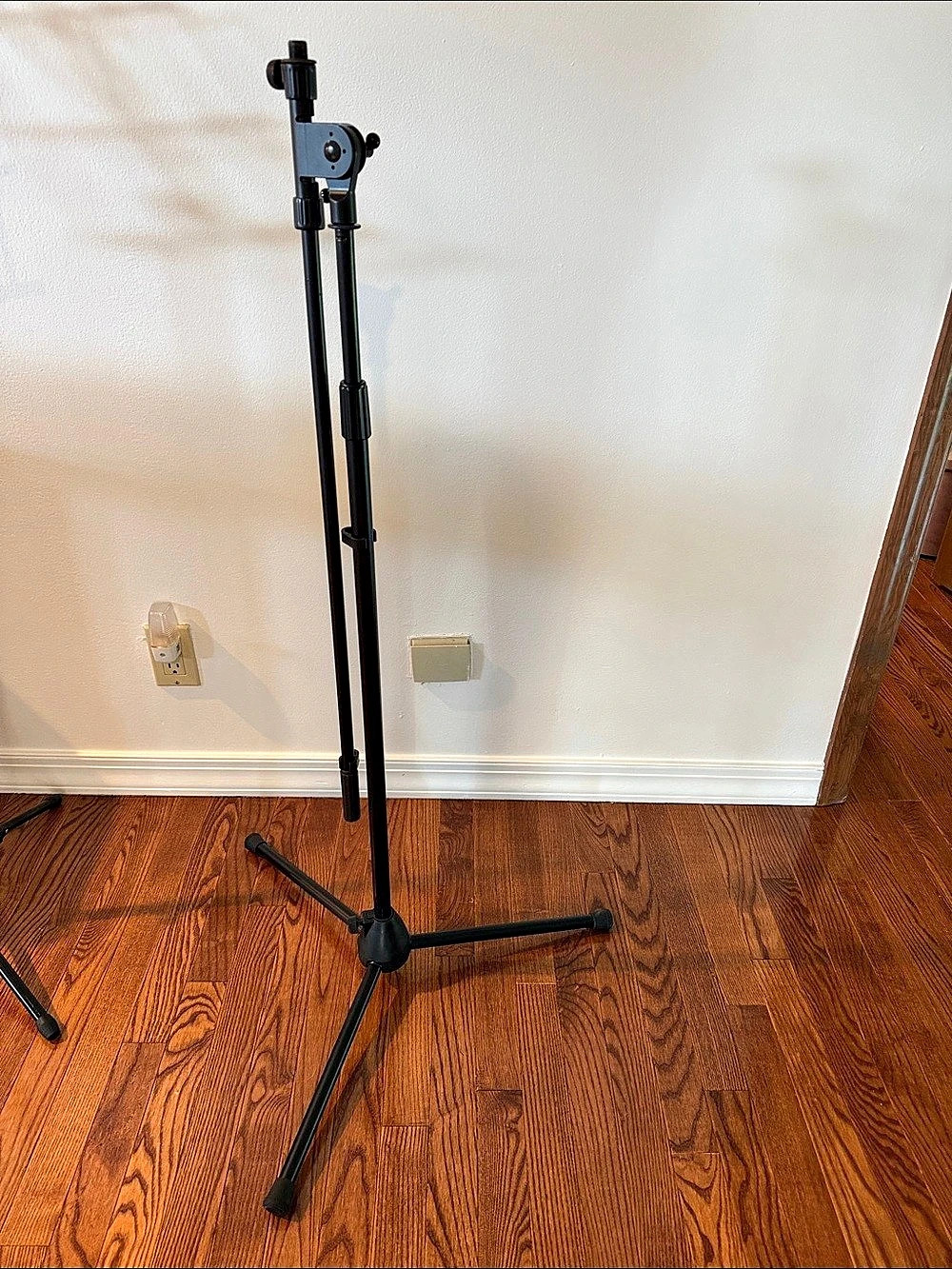 Black Microphone stand